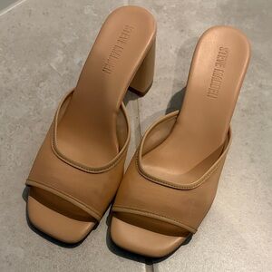 Steve Madden Beige Women's Heeled Mules